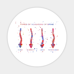 Type of scoliosis of spine Magnet